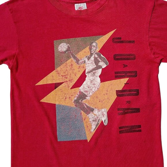 90s vintage Air Jordan Nike T-shirt Single Stitch Basketball Michael Jordan. - Picture 2 of 6